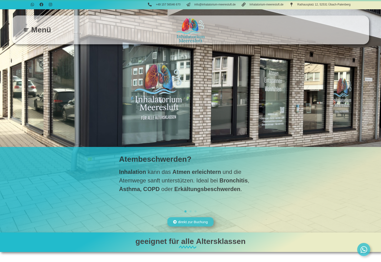 Inhalatorium Meeresluft Desktop-Ansicht