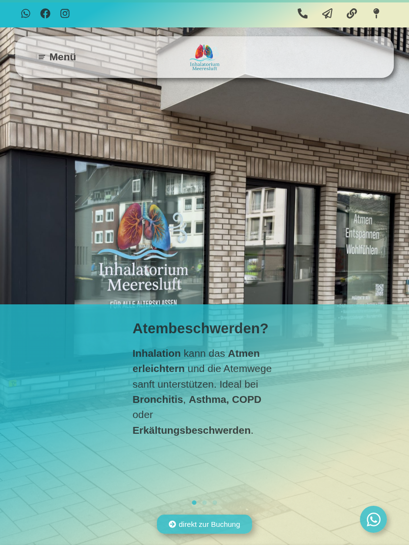 Inhalatorium Meeresluft iPad-Ansicht